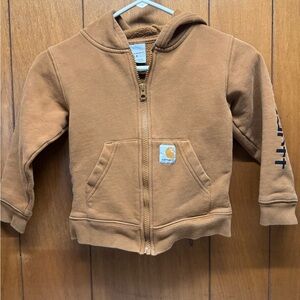 Carhartt Kids Tan Zip-Up Hoodie